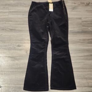 NWT Suzanne Betro Luna High-rise Side ZipFlare Corduroy Jeans Women's Sz 12